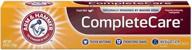 arm hammer complete toothpaste whitening oral care via toothpaste logo