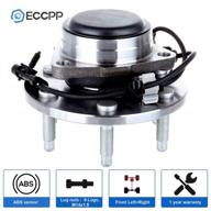 eccpp 515054 front wheel hub bearing assembly for cadillac escalade, chevy tahoe, avalanche silverado suburban express 1500 2500 gmc yukon sierra savana (2wd only) w/abs 6 lugs left or right logo