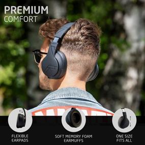 img 3 attached to PowerLocus Wireless Bluetooth Headphones: Super Bass Hi-Fi Stereo, Soft Earmuffs, Foldable & Wired With Mic For Cell Phones/Classes/Home Office/PC/TV