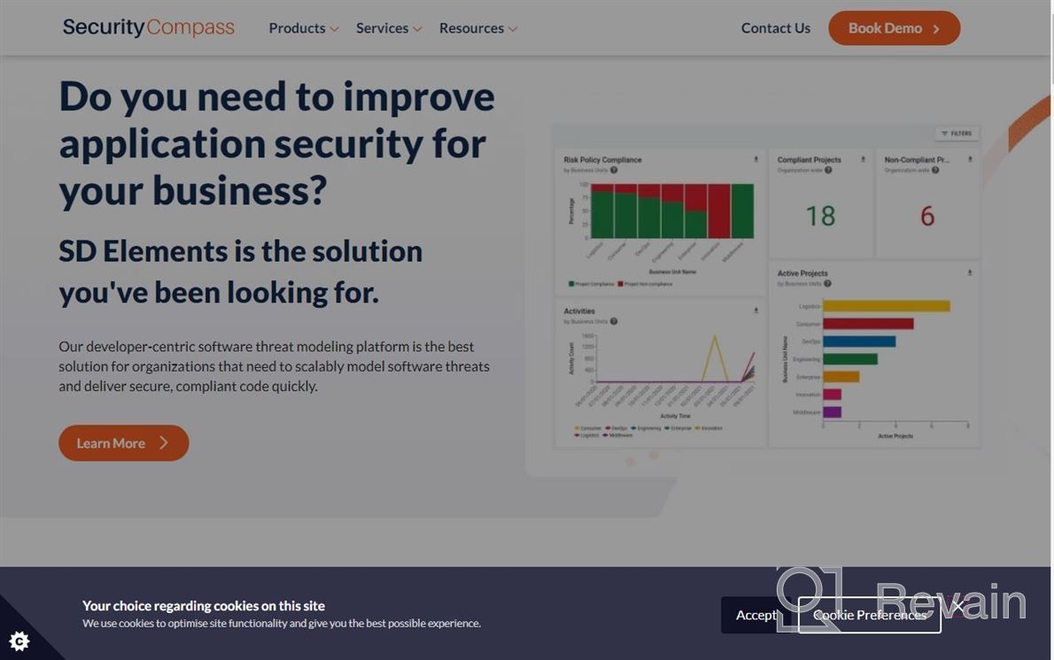 img 1 attached to Security Compass review by Andrew Lyons