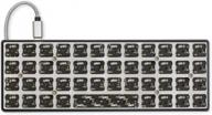 drop planck mechanical keyboard kit v6 — diy compact 40% ortholinear layout, kaihua hotswap sockets, programmable pcb, usb-c, and aluminum case (high-pro, black) logo