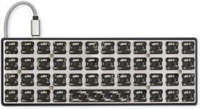 img 4 attached to Drop Planck Mechanical Keyboard Kit V6 — DIY Compact 40% Ortholinear Layout, Kaihua Hotswap Sockets, Programmable PCB, USB-C, And Aluminum Case (High-Pro, Black)