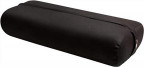 img 3 attached to Relax And Restore With Hugger Mugger'S Firm Yoga Bolster: Handmade In USA With Soft Surface For Restorative Yoga
