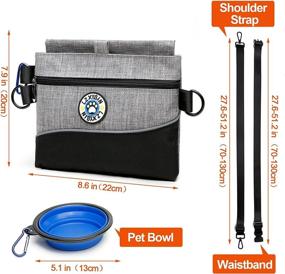 img 2 attached to Convenient and Versatile Macrimo Dog Treat Pouch: Magnetic Closure, Waterproof Inner Pocket, and More!