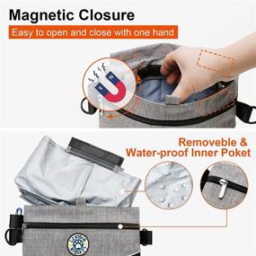 img 3 attached to Convenient and Versatile Macrimo Dog Treat Pouch: Magnetic Closure, Waterproof Inner Pocket, and More!