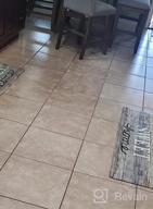 img 1 attached to Anti-Fatigue Kitchen Floor Mats Set Of 2 - Waterproof, Cushioned & Easy To Clean Comfort Standing Rug For Sweet Home Kitchen (Green) review by Kevin Campos