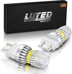 img 4 attached to LUYED 2 X 1570Lumens Super Bright 3157 4014 и 3030 31-EX Чипсеты 3056 3156 3057 3157 Светодиодные лампы, используемые для указателей поворота, стоп-сигналов, задних фонарей, ксенонового белого, 2022 Новый дизайн обновления