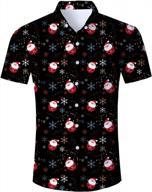 alisister men's hawaiian shirts with 3d patterns for summer, novelty button-down dress tops logo