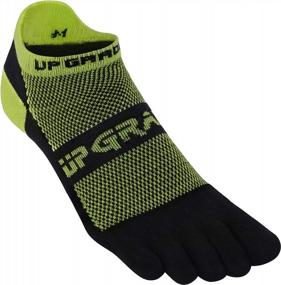 img 4 attached to Cotton Low-Cut Ankle Running Toe Socks For Men And Women - Perfect Five Finger Toe Socks