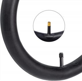 img 2 attached to Get Your Kids Riding With Ease - 2 Pack Of 14" Bike Tubes Compatible With Most Kid Bike Tires!