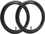 get your kids riding with ease - 2 pack of 14" bike tubes compatible with most kid bike tires! logo