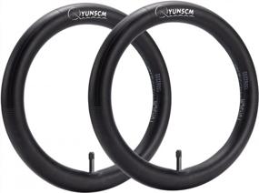 img 4 attached to Get Your Kids Riding With Ease - 2 Pack Of 14" Bike Tubes Compatible With Most Kid Bike Tires!