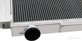 img 1 attached to RadySpeed Aluminum Radiator for 1987-2006 88 Jeep Wrangler L4 2.4L 2.5L V6 4.0 4.2L - 3 Row