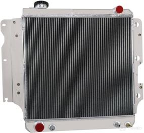 img 4 attached to RadySpeed Aluminum Radiator for 1987-2006 88 Jeep Wrangler L4 2.4L 2.5L V6 4.0 4.2L - 3 Row