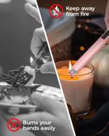 мощная и безопасная: перезаряжаемая электрическая зажигалка juananiug для свечей, кемпинга, барбекю и фейерверков логотип