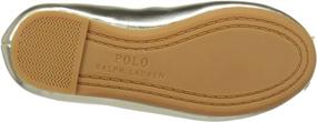 img 1 attached to Polo Ralph Lauren Nellie Toddler Girls' Shoes ~ Flats