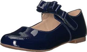 img 4 attached to Elephantito Charlotte Toddler Little Patent Girls' Shoes ~ Flats