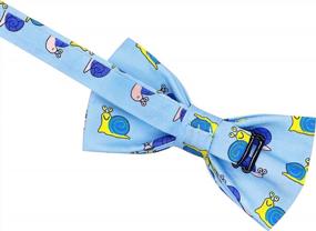img 2 attached to Adjustable Pre-Tied Bow Tie For Adults & Children - OCIA Cute Patterned Bowties