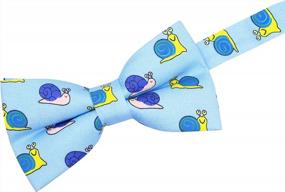 img 3 attached to Adjustable Pre-Tied Bow Tie For Adults & Children - OCIA Cute Patterned Bowties