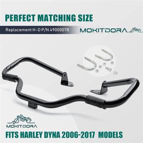 img 2 attached to MoKitDora Engine Highway Mustache 2006 2017 Motorcycle & Powersports