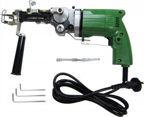 img 4 attached to Efficient Carpet Weaving With MXBAOHENG Electric Rug Tufting Gun: Cut And Loop Pile Options (220V)