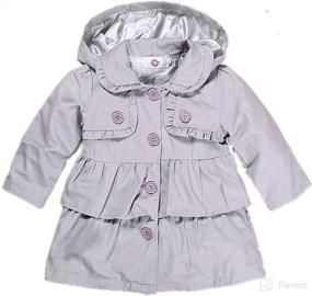 img 2 attached to WINZIK Outfits Pattern Windbreaker Outerwear Apparel & Accessories Baby Boys ... Clothing