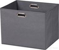 🗄️ prorighty 2-pack jumbo storage bins: largest 17.7 inch baskets with metal handles - foldable containers for offices, nursery, toys, laundry, and more logo