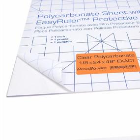 img 4 attached to 24" X 48" Polycarbonate Plastic Sheet 1/8" Thick | Shatter Resistant, Easier To Cut & Bend Than Plexiglass | For Robotics Teams, Hobbyists, DIYers, Industrial Crafts