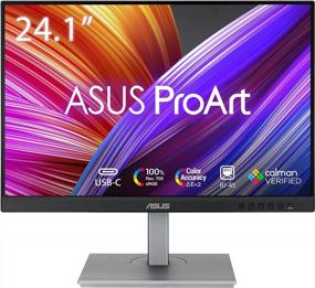 img 3 attached to 🖥️ ASUS ProArt Display 24.1" - Professional Grade Monitor with 1920X1200P Resolution, 75Hz Refresh Rate, Pivot and Height Adjustments, Built-In Speakers, Frameless Design, HDMI - PA248CNV