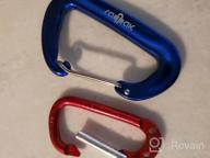 img 1 attached to 6 Pack Of VictorHome'S Aluminum Carabiner Keychain With 3 Key Rings review by William Lin