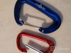 img 7 attached to 6 Pack Of VictorHome'S Aluminum Carabiner Keychain With 3 Key Rings