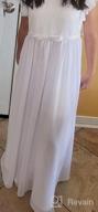 img 1 attached to Fancy Girls Communion Dresses White Girls' Clothing in Dresses review by Leah Johnson