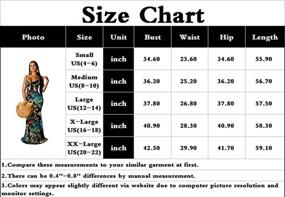img 1 attached to Women'S Summer Floral Spaghetti Strap Maxi Dresses Sexy V-Neck Beach Boho Tropical Long Sundress