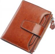 protect your identity with lavemi's genuine leather compact rfid wallet for women логотип