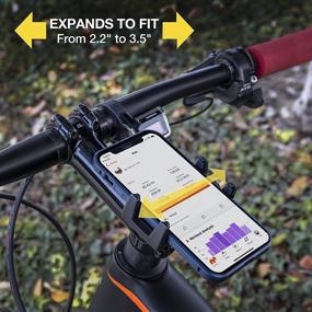 img 1 attached to 🚲 Scosche BMG1-SP HANDLEIT Pro Handlebar Bike Mount: Ultimate Smartphone/Mobile Device Holder (3.5" Adjustable)