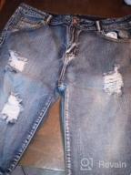 img 1 attached to Stay Stylish In The Summer With Betusline Men'S Distressed Denim Shorts review by Paul Lewis