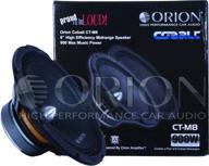 ct-m8 8-inch 4 ohms series 🔊 ct midrange car audio speakers by orion cobalt логотип