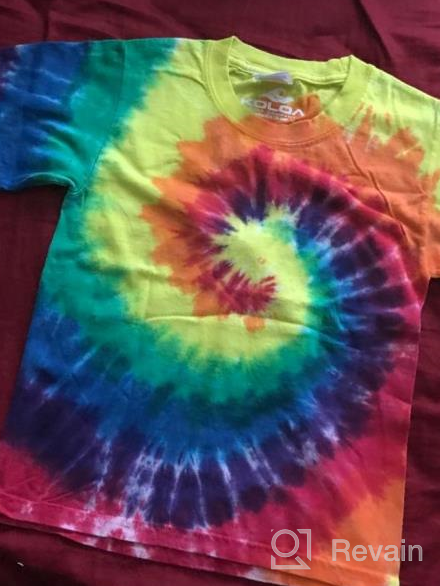 img 1 attached to Vibrant Koloa Colorful Tie Dye T Shirt - S Rainbow Boys' Clothing at Affordable Prices review by Patrick Jarvis