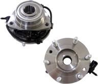 🔧 mayasafe 513188 [pair of 6-lug front wheel hub bearing assemblies with abs] for 2002-2009 chevrolet trailblazer 4wd, 2003-2008 gmc ascender 4wd, 2004-2007 buick rainier rwd, 2003-2006 chevrolet ssr, 2002-2004 oldsmobile bravada awd, 2005-2009 saab 9-7x, 2002-2009 gmc envoy logo