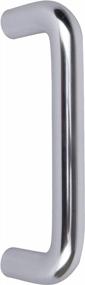img 3 attached to Anodized Silver Aluminum Plain Pull Handle Set For Doors, Gates, And Barn Doors - 9 Inch Length (Pack Of 2)