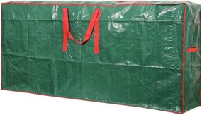 img 4 attached to Protect Your Christmas Tree With A Durable Storage Bag - Fits Up To 9Ft With Waterproof Material And Convenient Handles