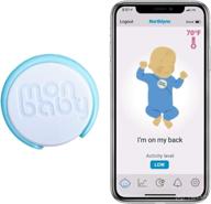 👶 monbaby baby breathing monitor: tracks breathing movement, temperature, rollover, sleeping position. sends smartphone alerts for baby attention logo