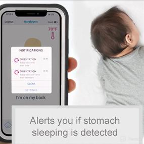 img 1 attached to 👶 MonBaby Baby Breathing Monitor: Tracks Breathing Movement, Temperature, Rollover, Sleeping Position. Sends Smartphone Alerts for Baby Attention