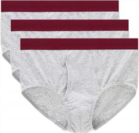 img 4 attached to Men'S Cotton Classic Briefs Underwear 3 Pack - Inskentin
