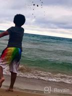 img 1 attached to 🏊 Vibrant Drawstring Swimwear: Idgreatim Boys' Colorful Beachwear for Fun in the Sun review by Shane Solorzano