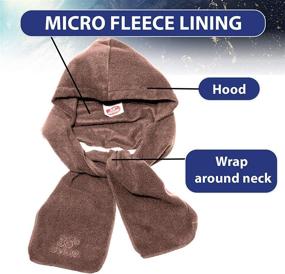 img 1 attached to 🧣 Stay Warm and Stylish with the 35 Below Marled Hooded Scarf for Women