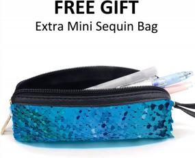 img 1 attached to Mini Sequin Backpack 11": Stylish Glitter Backpacks For Girls, Women & Ladies