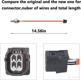 img 1 attached to 🔌 DOSKJOK 234-9124 O2 Oxygen Sensor Air Fuel Ratio Upstream Heated Compatible with Civic 2007-2011 - High-Quality Replacement Part