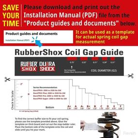 img 2 attached to RubberShox DuraTPE Front Rear Automotive Performance Replacement Parts good for Shocks, Struts & Suspension