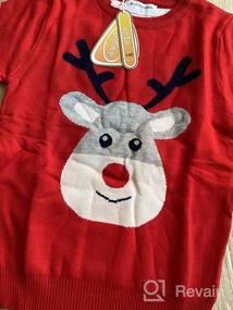img 5 attached to 🎄 Mud Kingdom Reindeer Christmas Sweater: Boys' Clothing & Fashionable Sweaters"